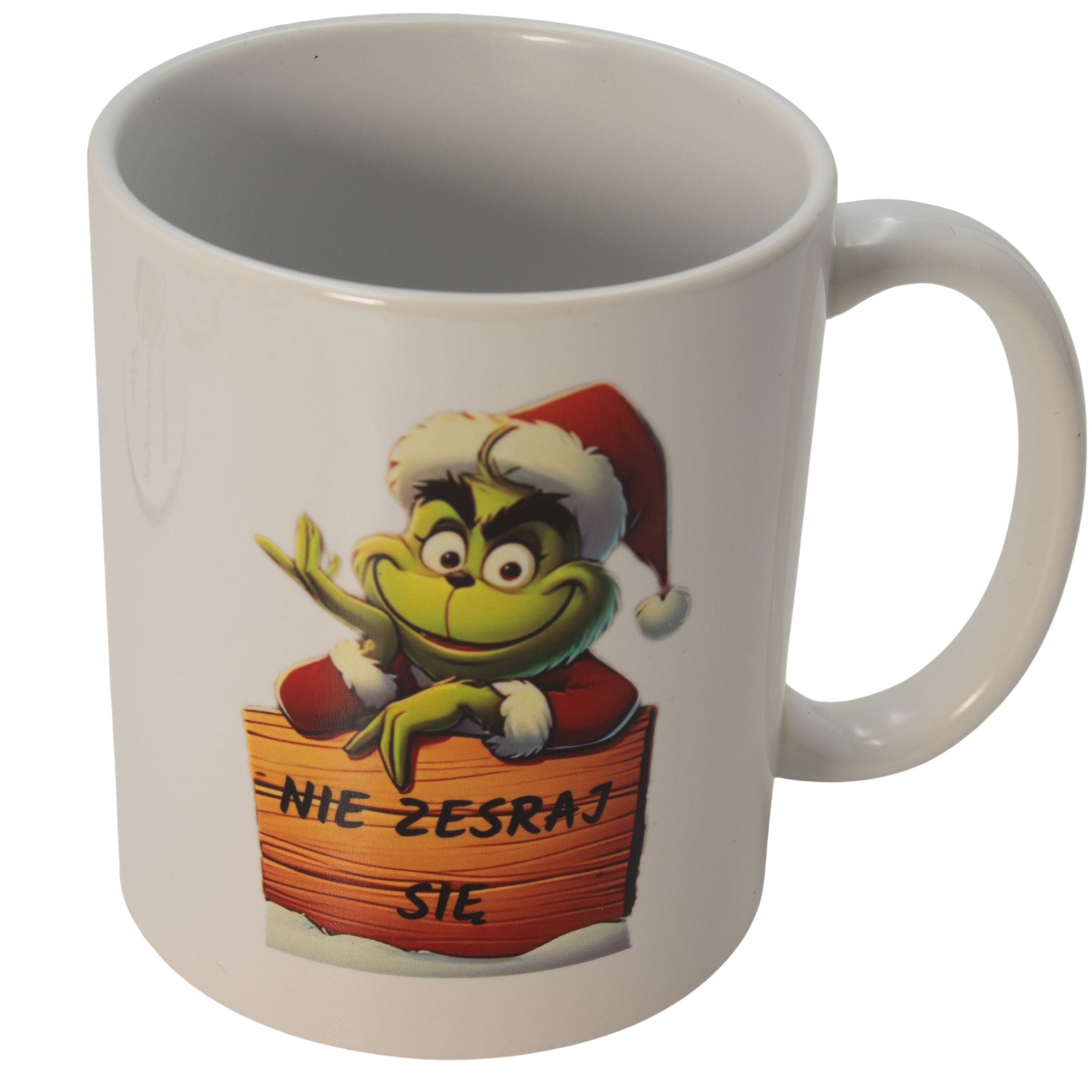 Zestaw Kubek i Podkładka pod kubek GRINCH zestaw świąteczny na stół