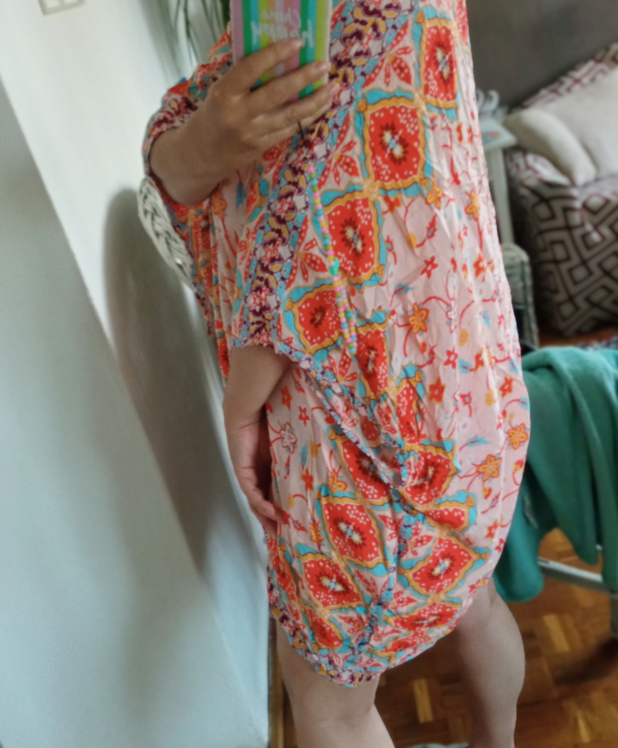 Kimono narzutka Boho lato Warszawa Mokotów