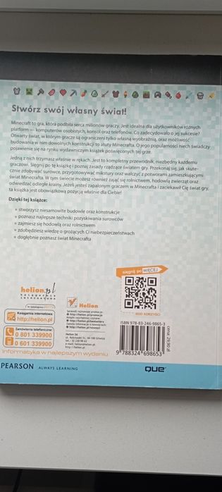 Minecraft Kompendium gracza Twój podręcznik budowniczego stan bdb