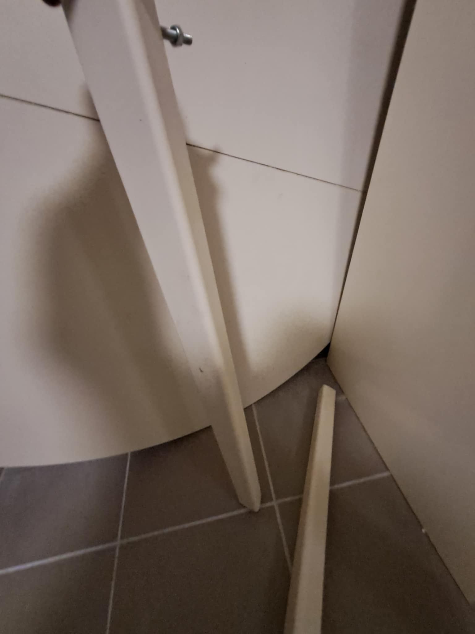 Stół jadalniany okrągły duży (dodatkowe blaty) biały