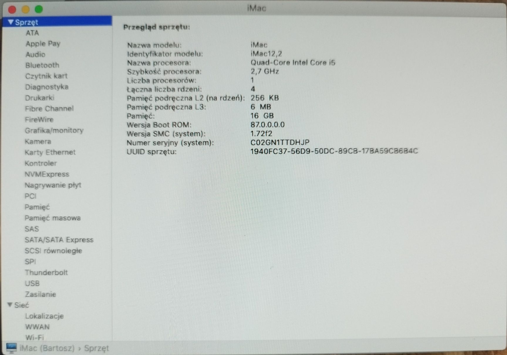 iMac 27 z 2011 r
