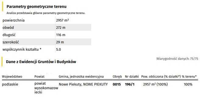 Siedlisko z domem i zabudowaniami, Kostry-Noski, woj. podlaskie