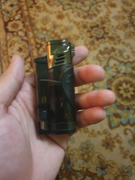 Запальничка з каттером "Евроджет 3 х Джет Хевен Блек"