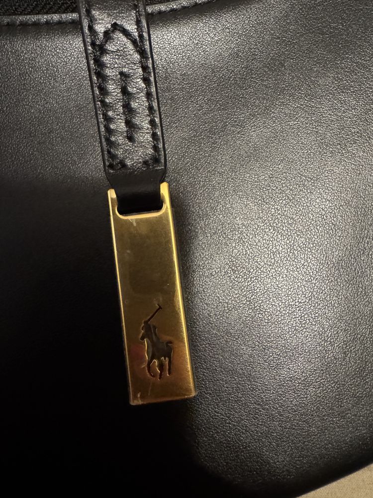 Torebka Ralph Lauren ID Collection mala ,czarna ,nowa!