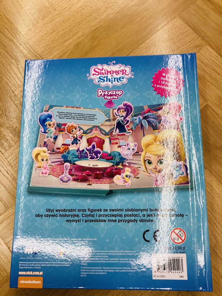 Książka z figurkami Shimmer & Shine