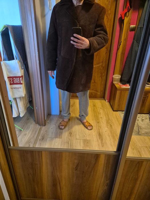 Kożuch naturalny męski