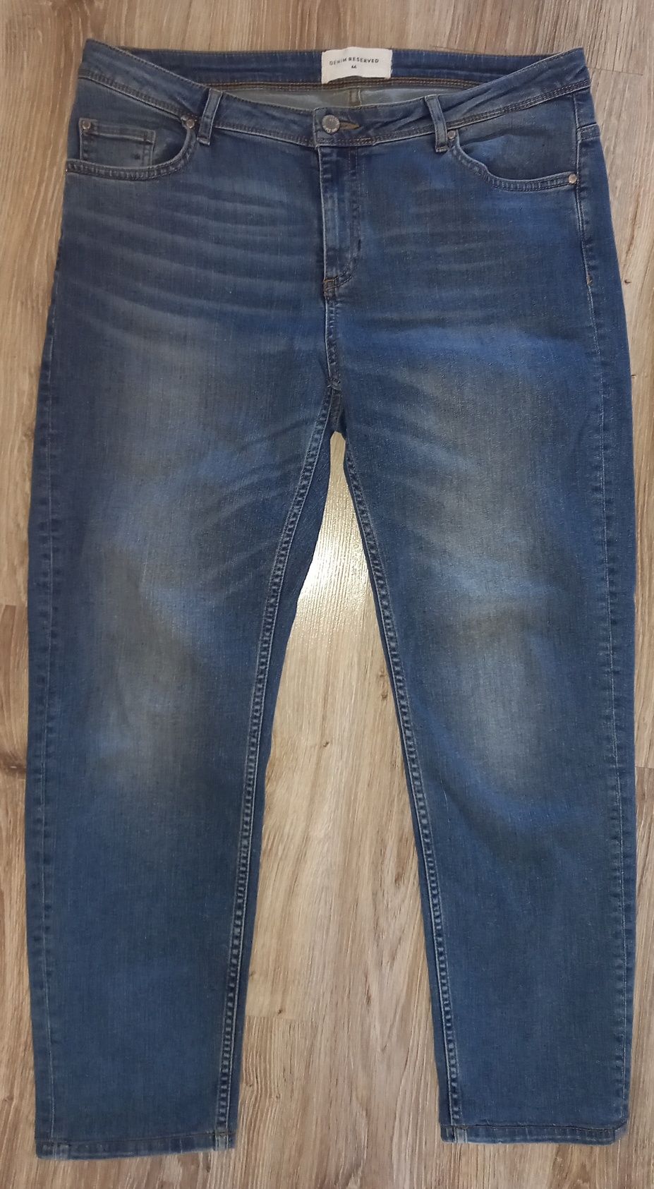 RESERVED jeansy 2 pary klasyczne i joggery 44 elastyczne