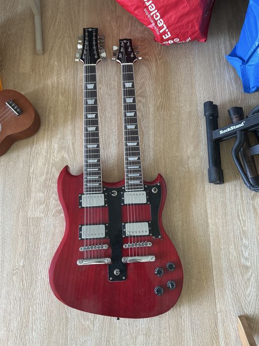 Guitarra electrica double neck