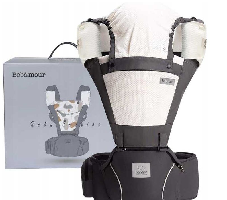 Nosidełko biodrowe, ergonomiczne Bebamour 6w1 0-36msc