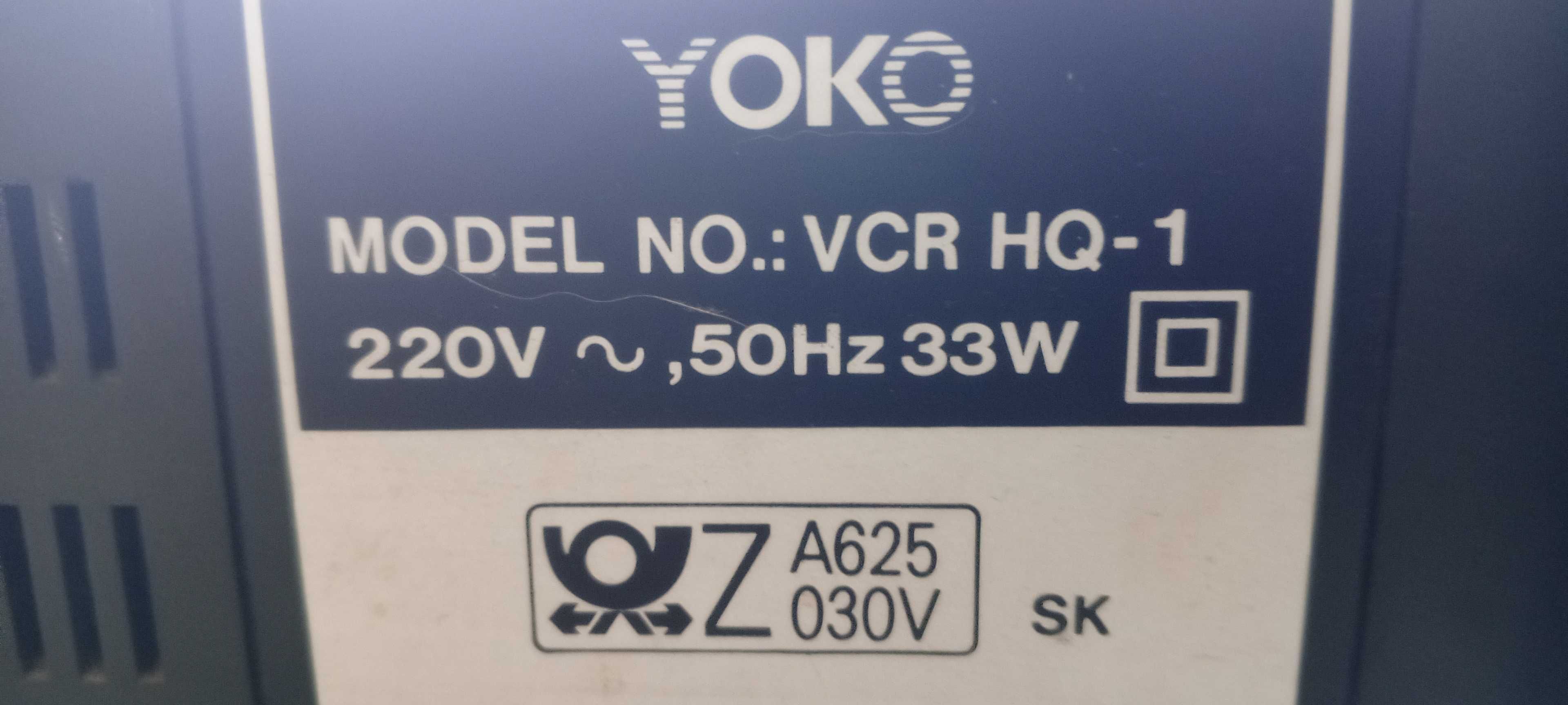 Magnetowid YOKO model HQ-1/stan Bdb/z okablowaniem/rok-1989/Spr-100%