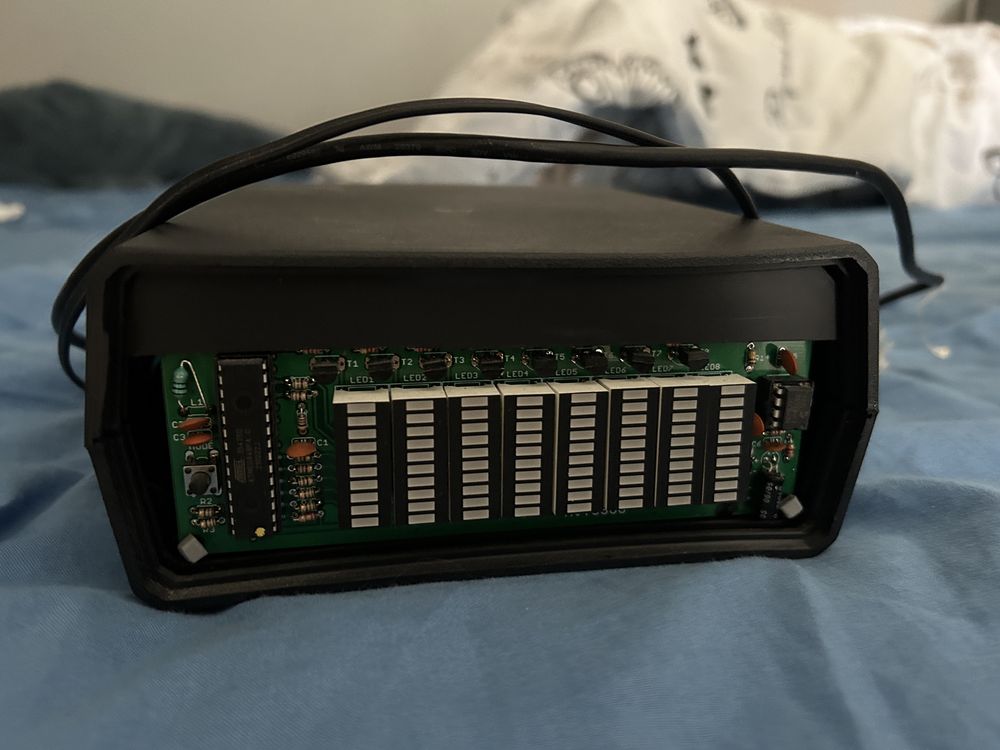 Spectra- analizator widma audio AVT5866 w obudowie plus wzmacniacz mik