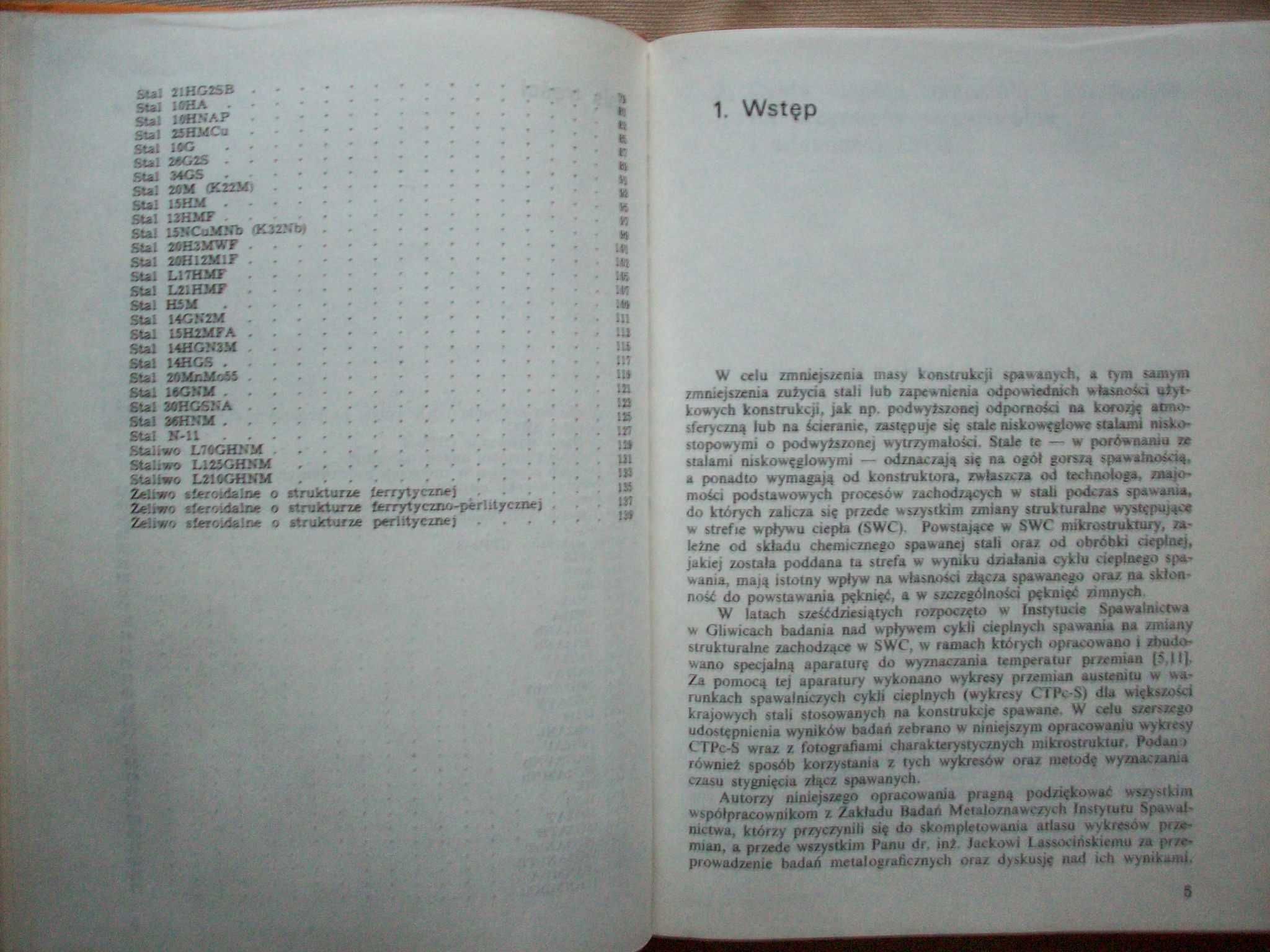 Spawalnicze wykresy przemian austenitu CTPc-S, 1983.