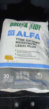 Tynk gipsowy Alfa lekki plus 9 szt