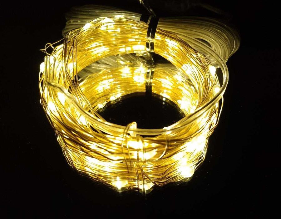 Гірлянда від USB "світлодіодні краплі" 20м, 200LED, кольори в ассорт.