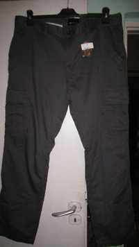 nowe ciemnoszare spodnie bawełniane roz.54 pas 106cm