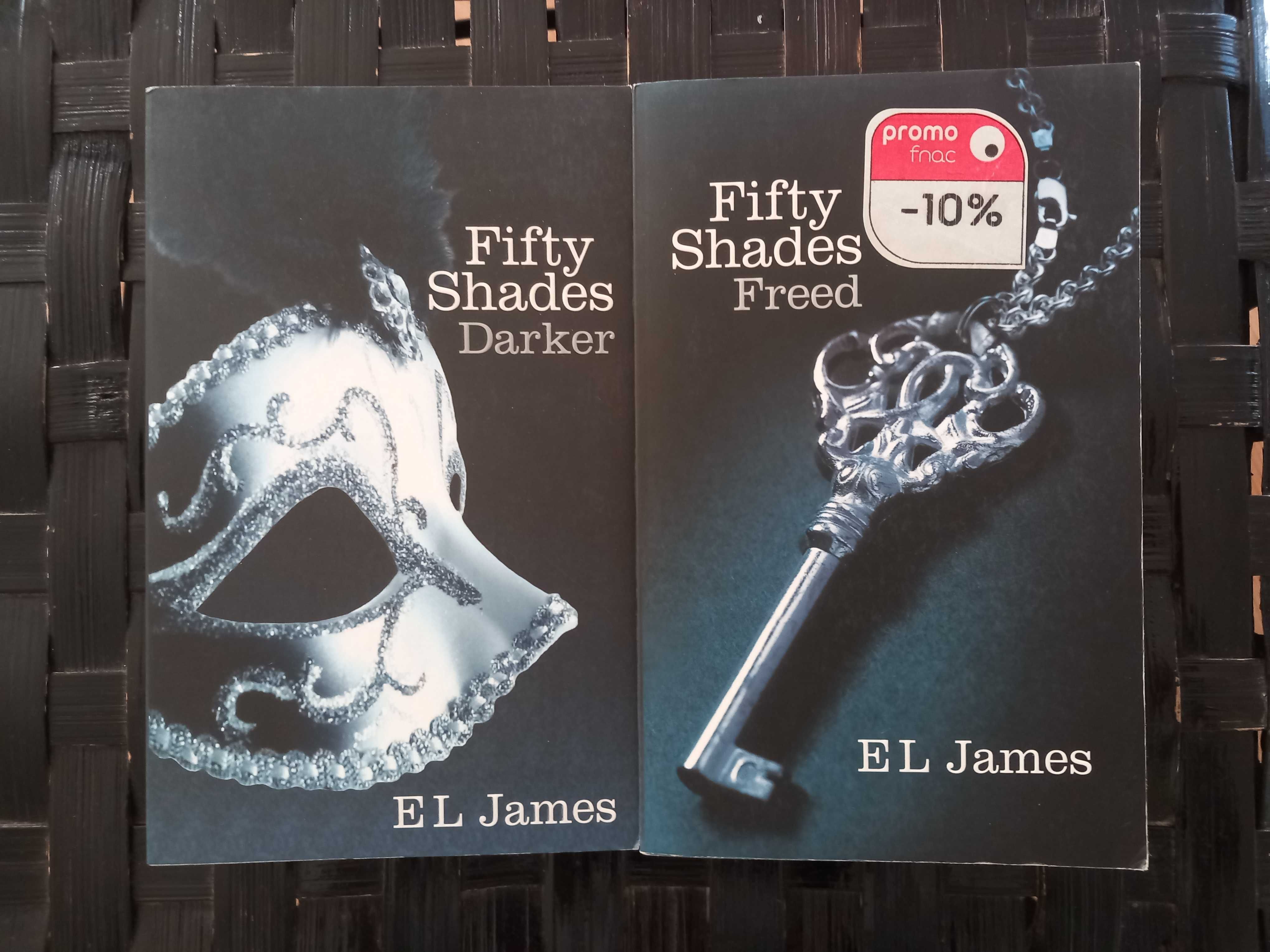 Fitfy Shades Darker + Fifty Shades Freed E.L. James _ nunca lidos