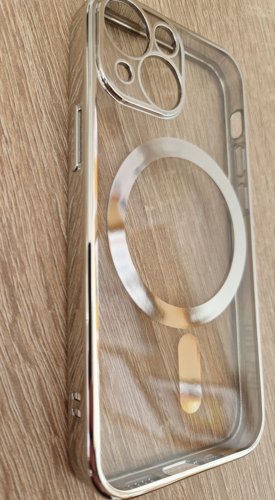 Etui Tel Protect Magsafe Luxury Case do Iphone 13 Mini Srebrny