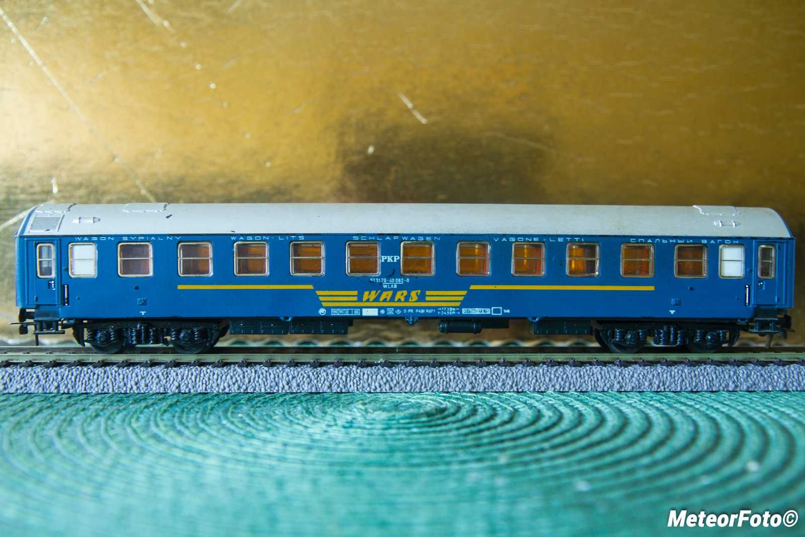 Wagon Sypialny WARS PKP - SCHICHT - unikat