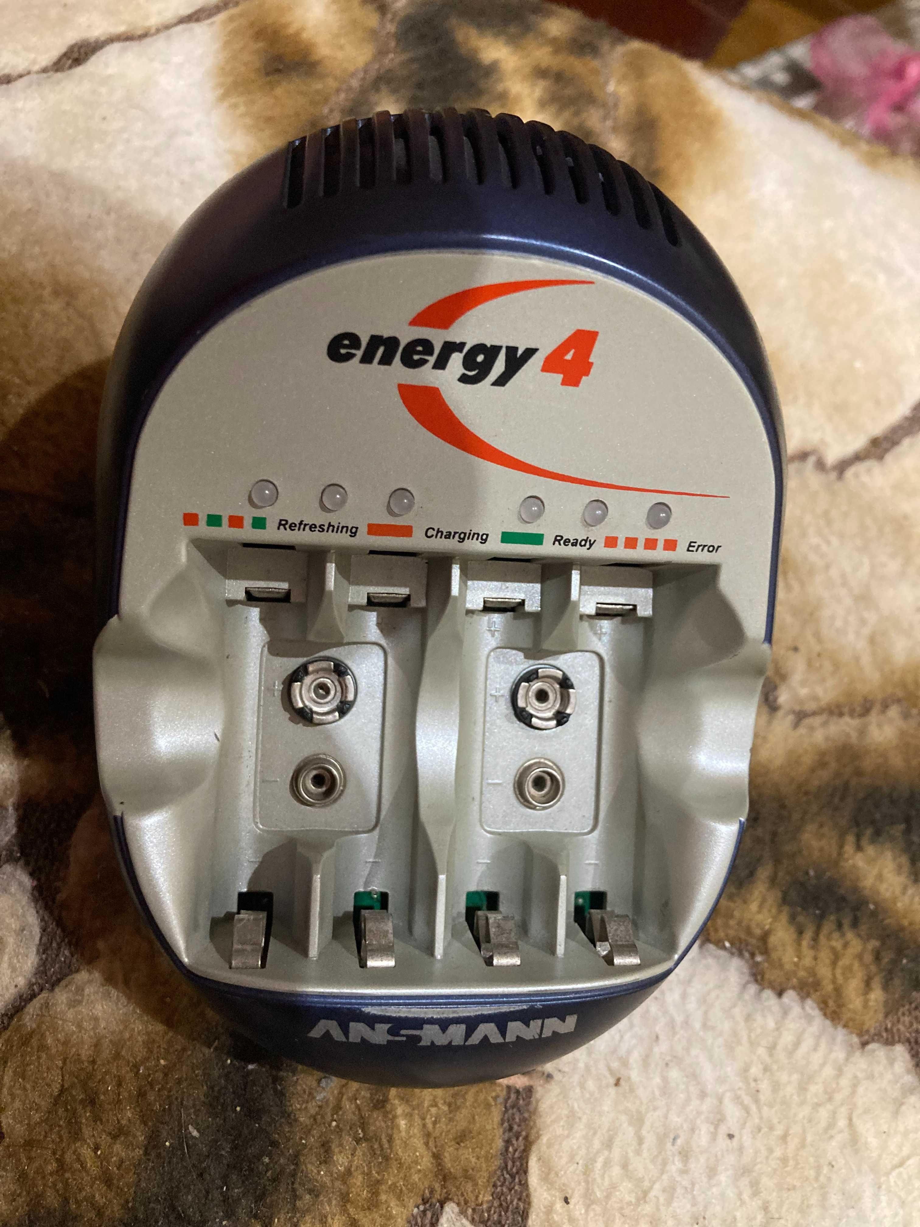 Зарядное устройство Ansmann Energy 4 для AA, AAA, or 9V NiMH и NiCd