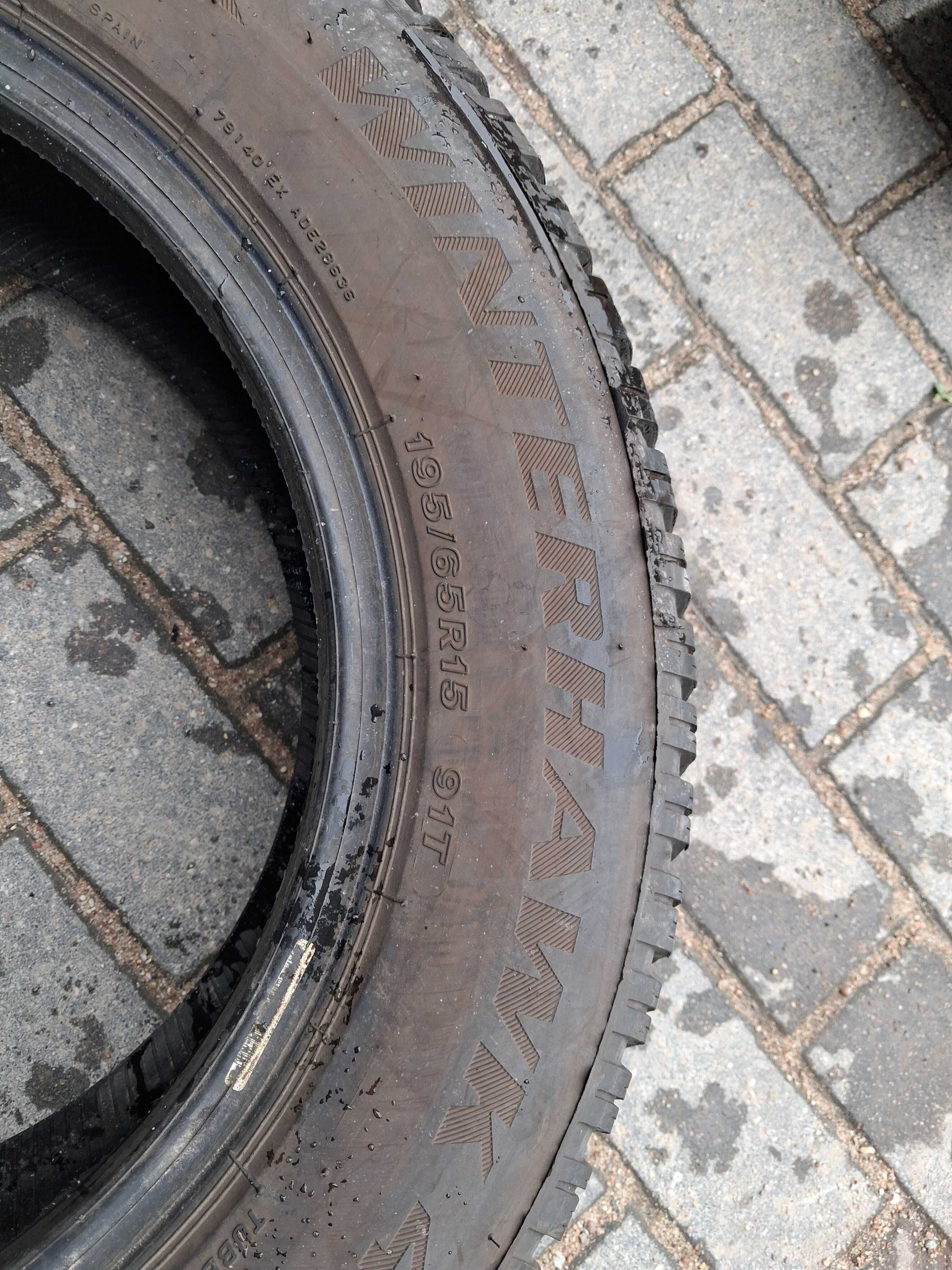 2x używane opony zimowe 195/65 R15 Firestone 2023r Montaż GWARANCJA