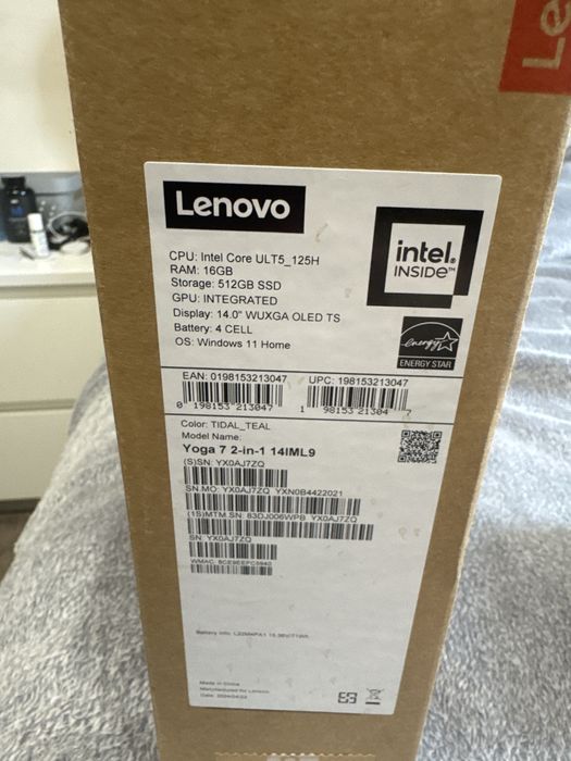 Laptop Lenovo Yoga 2-in-1 14IML9, OLED