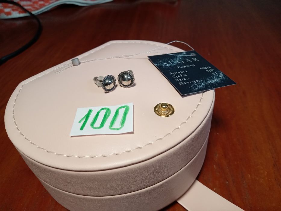 Пропоную срібні сережки на подарунок  925 пр