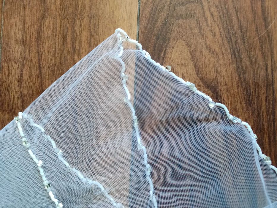 Welon ślubny krótki