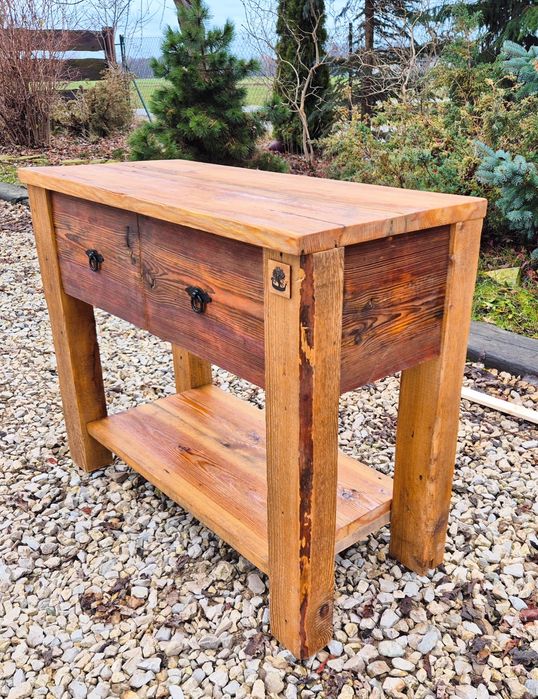 Szafka pod umywalkę, komoda, konsola, stare drewno, loft, rustykalna,