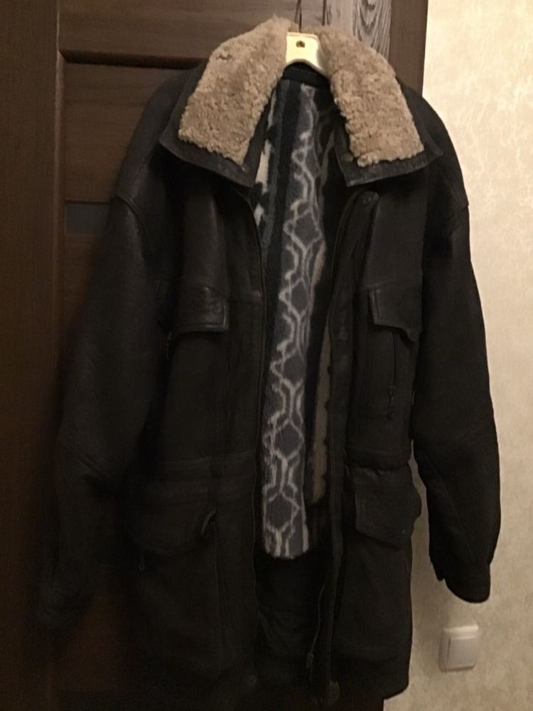 Куртка мужская ,нубук, осень- зима.