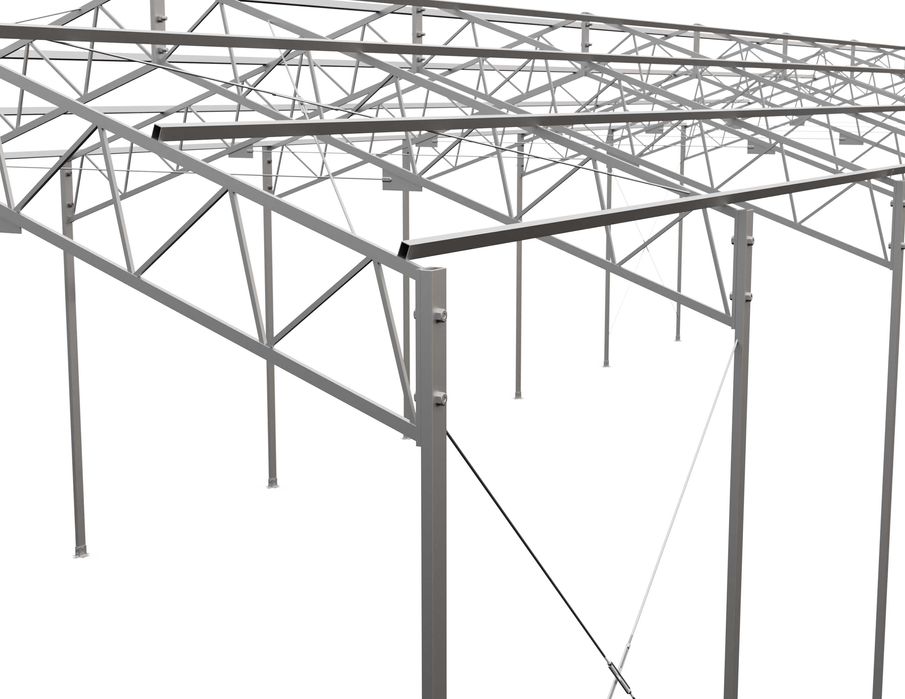Konstrukcja Stalowa 8x22.4x4 NOWA OCYNKOWANA  HALA WIATA MAGAZYN