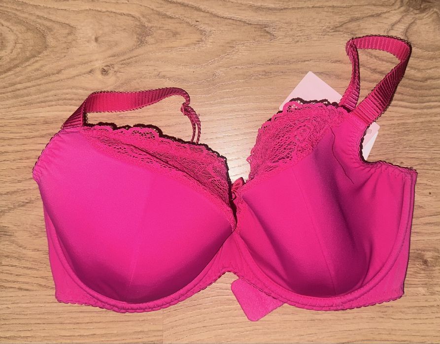 Biustonosz Kinga rozm. 65I 65 I model Rosa malina fuksja Nowy!