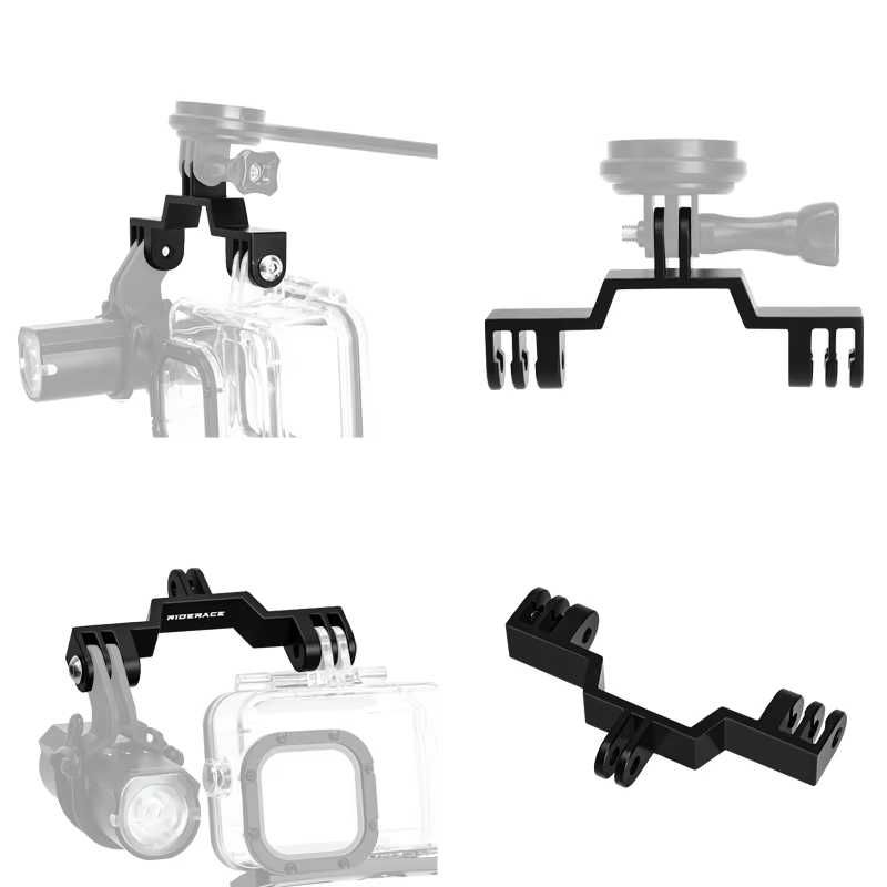 Adapter RIDERACE aluminiowy podwójny do GoPro Hero DJI Action Insta360