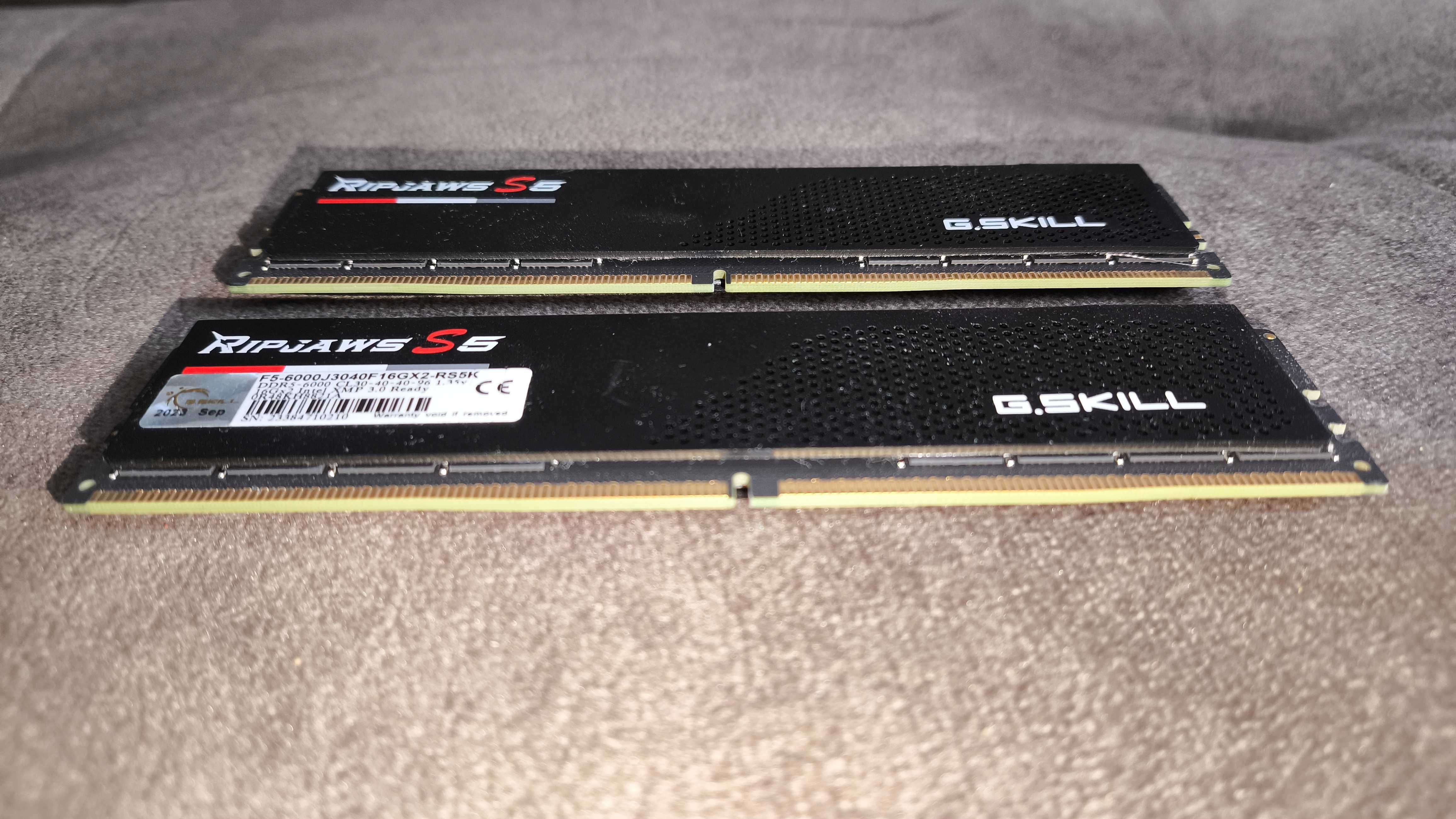 RAM DDR5 32 GB G.Skill Ripjaws S5 DDR5-6000 CL30/40/40/96