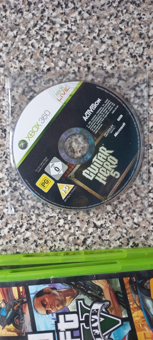 Grand theft auto 5/Call of duty black ops 2/Guitar hero 5 Xbox 360