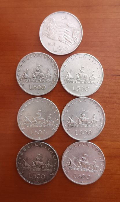 moedas prata 500 liras (#7)