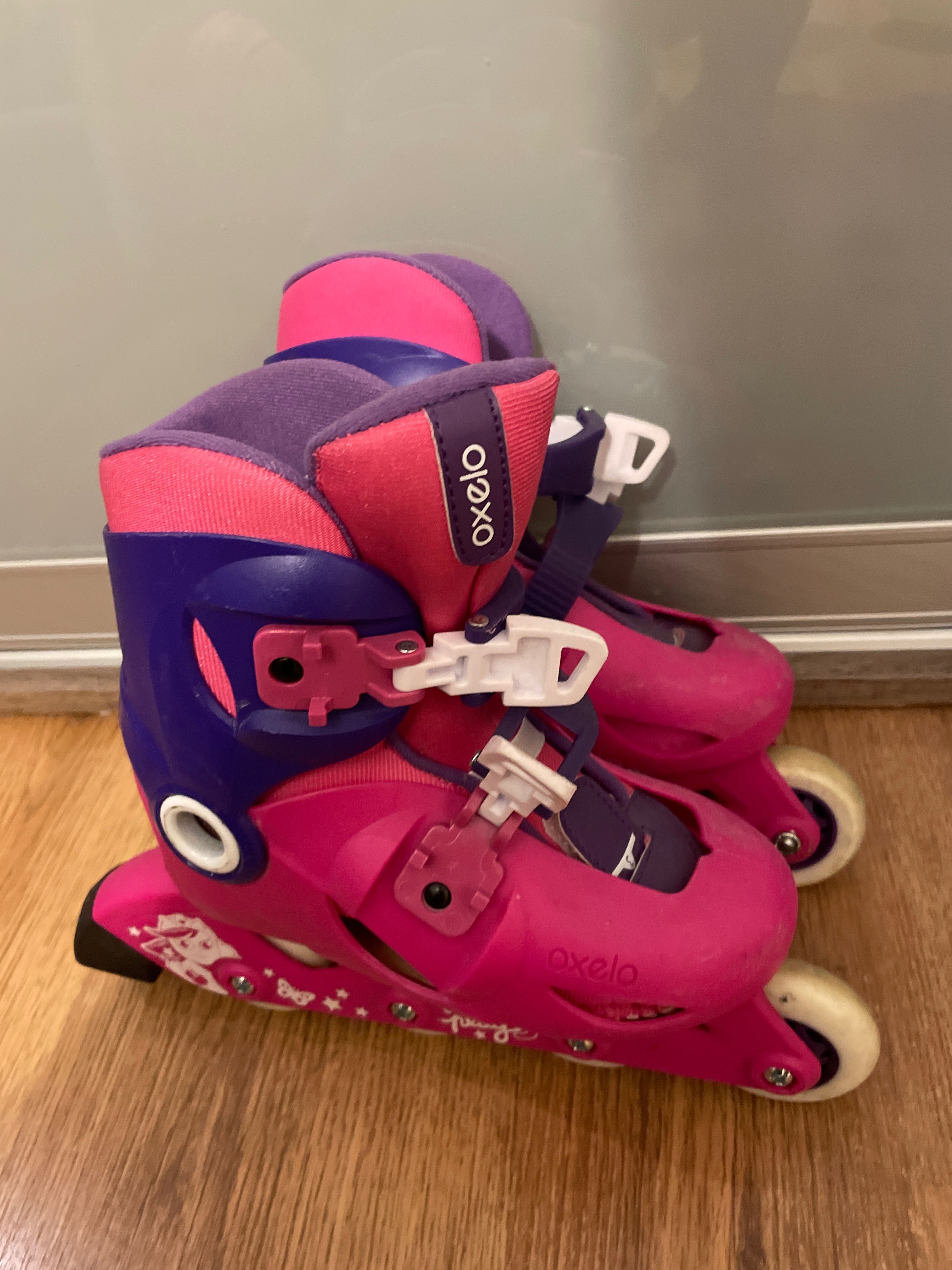 Rolki 28-30 regulowane oxelo kask xs