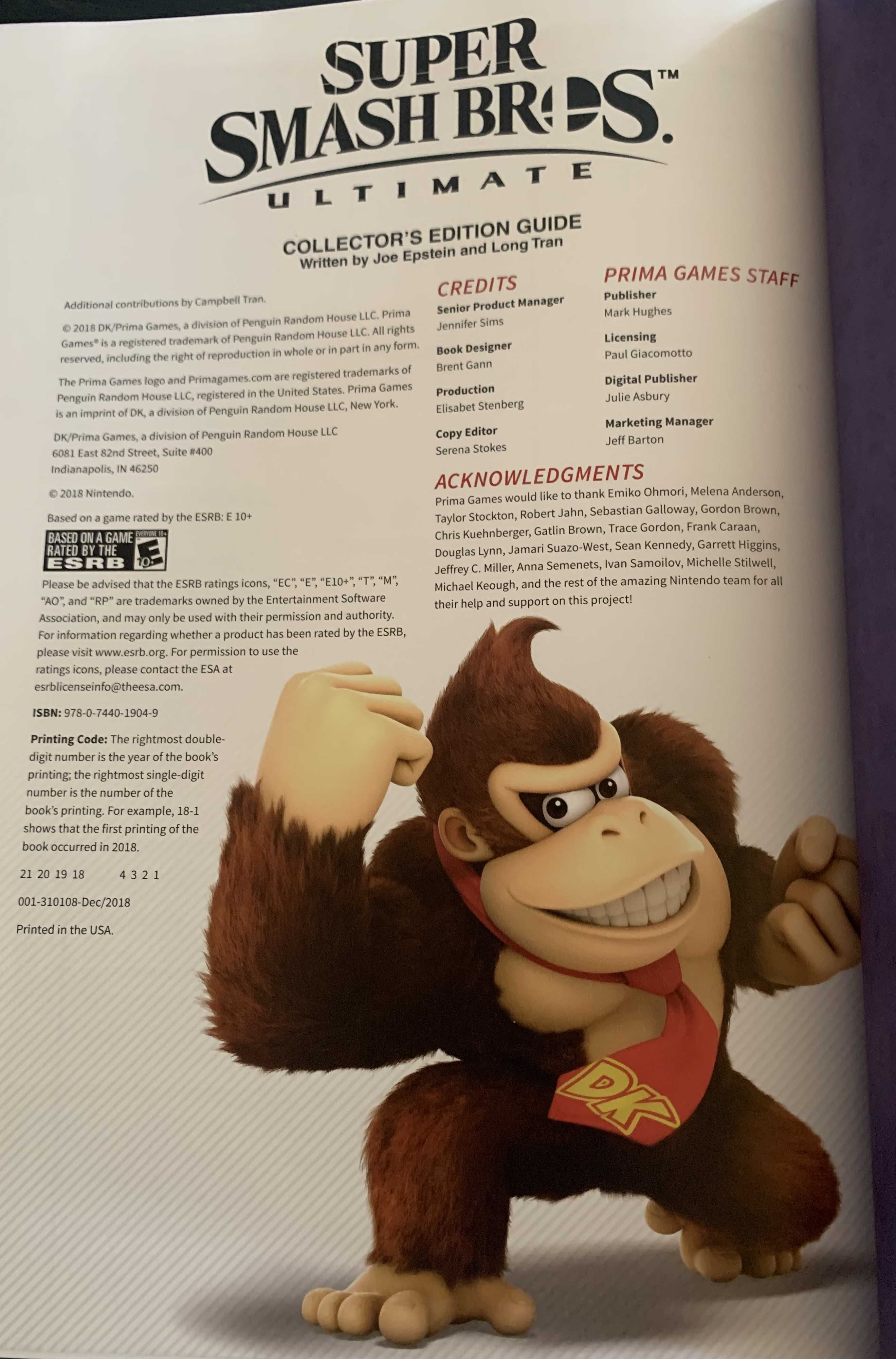Nintendo Switch Super Smash Bros Ultimate Official Collector's Edition