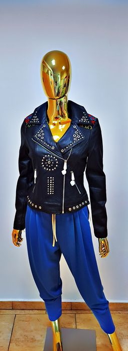 Ramoneska eko-skóra damska