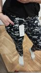 Leginsy z ociepleniem wzór kwiaty