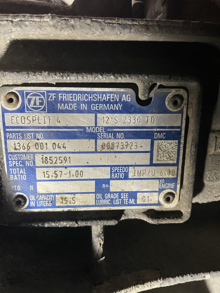 Skrzynia biegów ECOSPLIT 4 12S2330TD