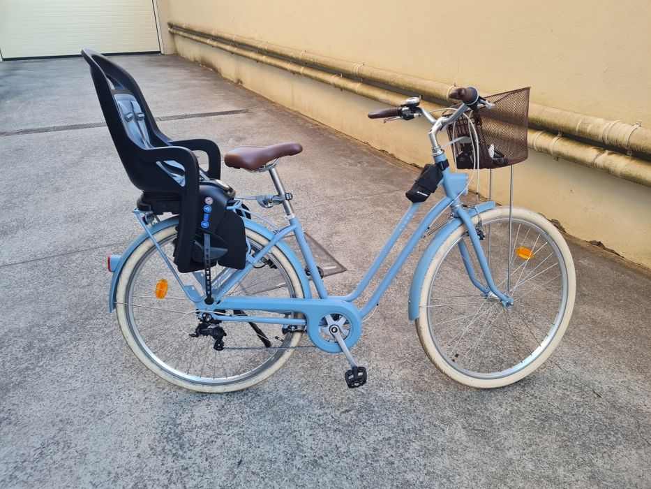 Bicicleta ELOPS 520 Azul Ganga - Praticamente Zerada