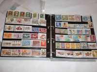 Vasta e variada coleção de selos