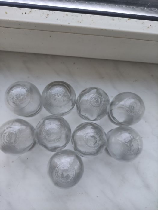 Zestaw 9 szklanych baniek ogniowych