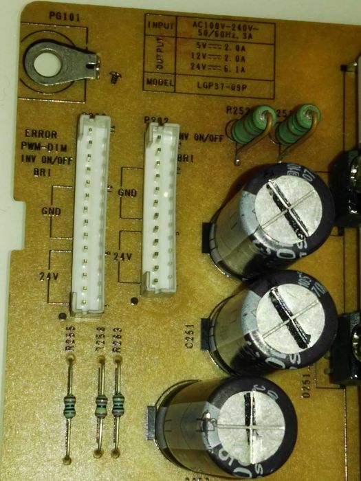 Fonte de alimentação LG LGP37-09P eax 5 5 1 7 7 8 0 1 / 6