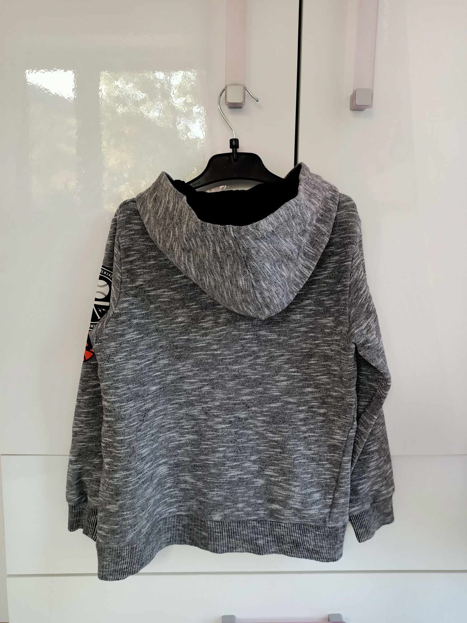 Bluza z kapturem H&M 122/128 szara