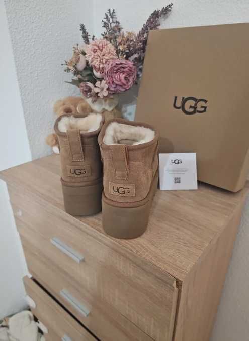 UGG Classic Ultra Mini Platform Boot Chestnut.40