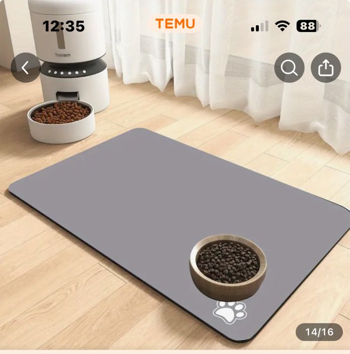 Tapete para comedouros