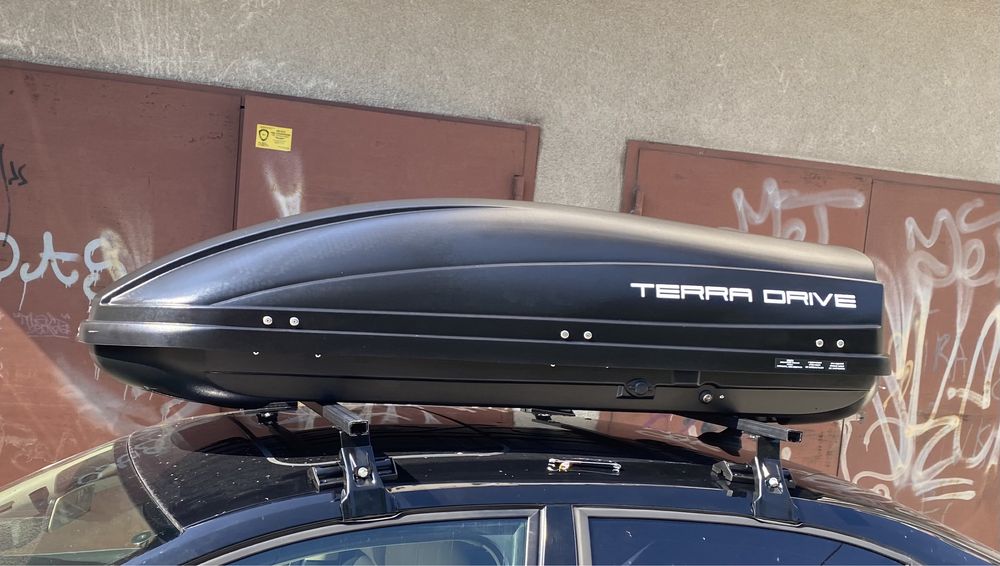 Автобокс TERRA DRIVE 440 175х85х44 см грузовой крышу багажник на авто