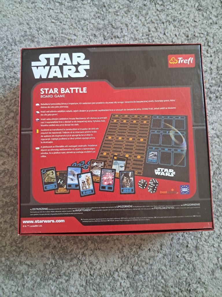 Gra Star Wars Trefl gra planszowa. Star Battle Board Game Disney