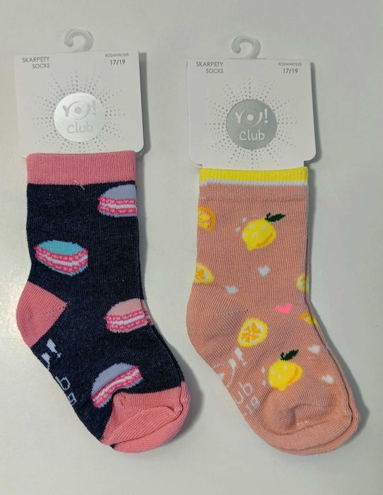 Skarpetki bawełniane niemowlęce rozm. EUR 17/19 5 par